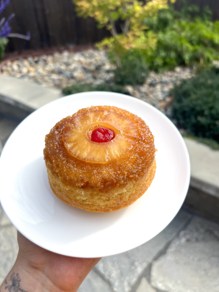 pineapple upside down cakelet